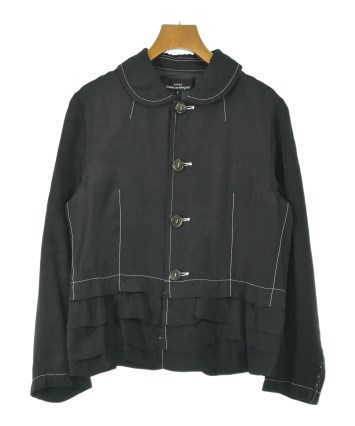 tricot Comme des Garçons ブラックジャケット ビジュー春 tricot COMME des GARCONS（トリココムデギャルソン）カジュアル