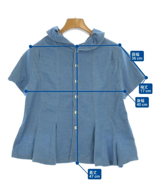 tricot COMME des GARCONS（トリココムデギャルソン）Tシャツ・カットソー 青 サイズ:-(M位) レディース/2200690634082