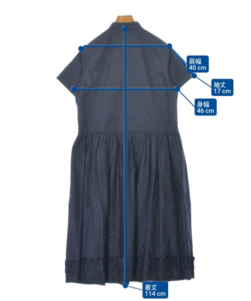 tricot COMME des GARCONS（トリココムデギャルソン）シャツワンピース 紺 サイズ:M レディース/2200690634136