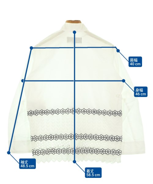 tricot COMME des GARCONS（トリココムデギャルソン）ブラウス 白 サイズ:S レディース/2200690634143