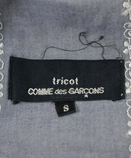 tricot COMME des GARCONS（トリココムデギャルソン）カジュアルシャツ 青 サイズ:S レディース/2200697776044