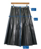 tricot COMME des GARCONS（トリココムデギャルソン）ひざ丈スカート 黒 サイズ:-(M位) レディース/2200698698048