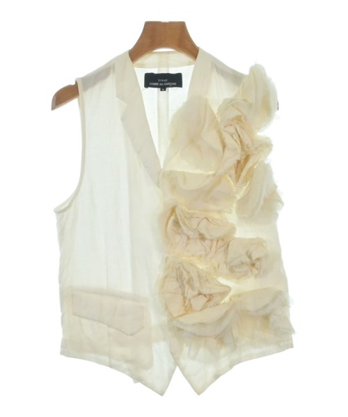 tricot COMME des GARCONS(トリココムデギャルソン)ベスト 白 サイズ:S/2200700530038