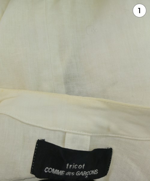 tricot COMME des GARCONS（トリココムデギャルソン）ベスト 白 サイズ:S レディース/2200700530038