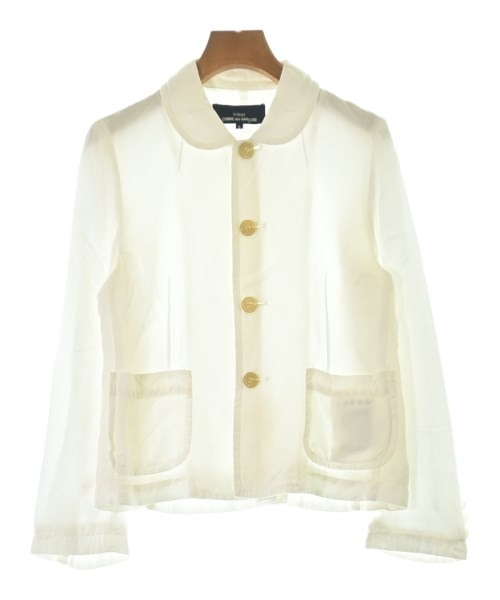 tricot COMME des GARCONS(トリココムデギャルソン)カジュアルジャケット 白 サイズ:S/2200700679072