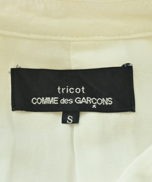 tricot COMME des GARCONS（トリココムデギャルソン）カジュアルジャケット 白 サイズ:S レディース/2200700679072