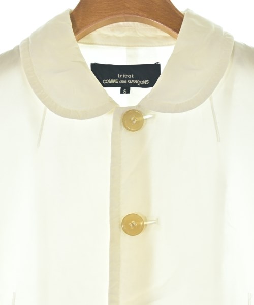 tricot COMME des GARCONS（トリココムデギャルソン）カジュアルジャケット 白 サイズ:S レディース/2200700679072