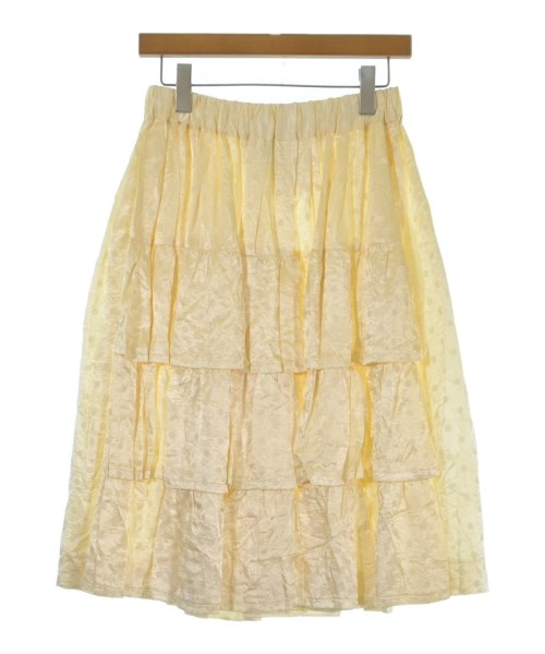 tricot COMME des GARCONS(トリココムデギャルソン)ひざ丈スカート 黄 サイズ:-(M位)/2200695593179