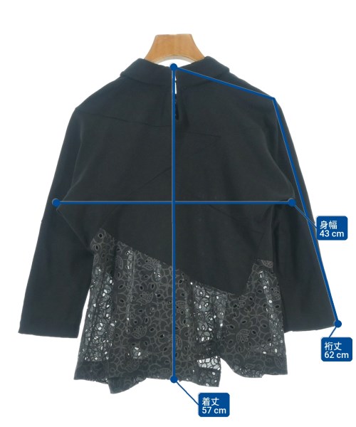tricot COMME des GARCONS（トリココムデギャルソン）Tシャツ・カットソー 黒 サイズ:S レディース/2200701430078