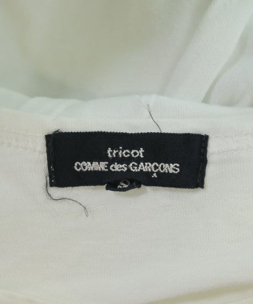tricot COMME des GARCONS（トリココムデギャルソン）Tシャツ・カットソー 白 サイズ:S レディース/2200701430092