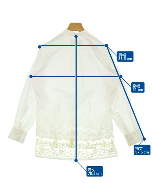 tricot COMME des GARCONS（トリココムデギャルソン）ブラウス 白 サイズ:M レディース/2200701769062
