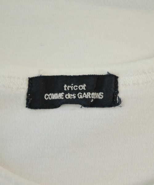 tricot COMME des GARCONS（トリココムデギャルソン）Tシャツ・カットソー 白 サイズ:S レディース/2200654052037