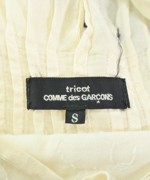 tricot COMME des GARCONS（トリココムデギャルソン）Tシャツ・カットソー 白 サイズ:S レディース/2200655265016