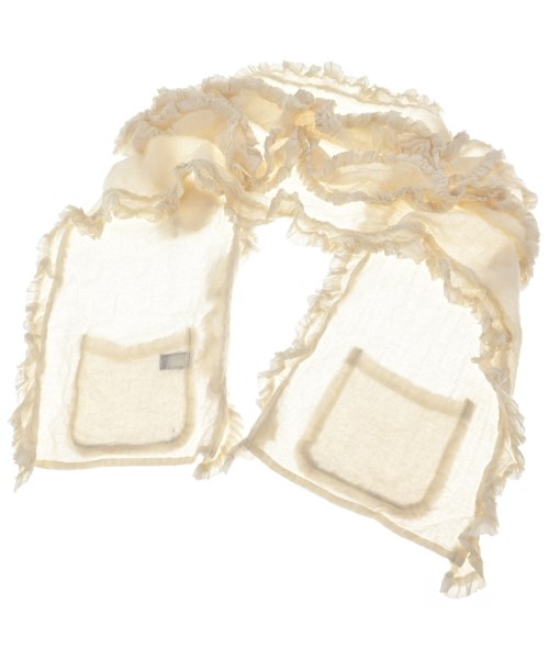 tricot COMME des GARCONS（トリココムデギャルソン）マフラー 白 サイズ:- レディース/2200650012035