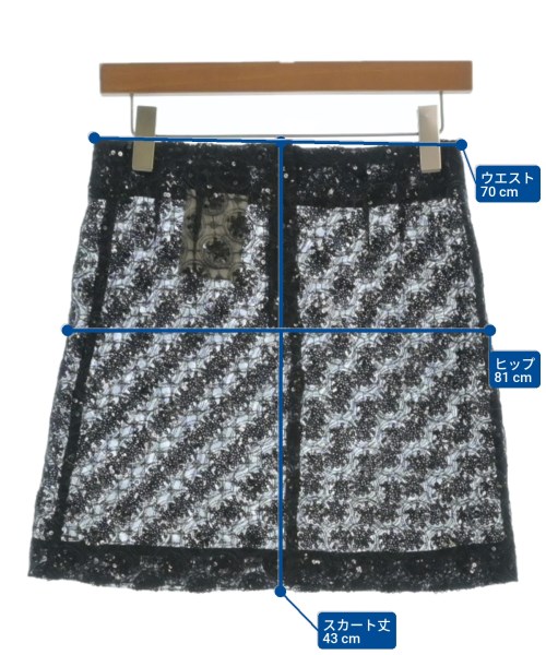 tricot COMME des GARCONS（トリココムデギャルソン）ミニスカート 黒 サイズ:S レディース/2200656008025