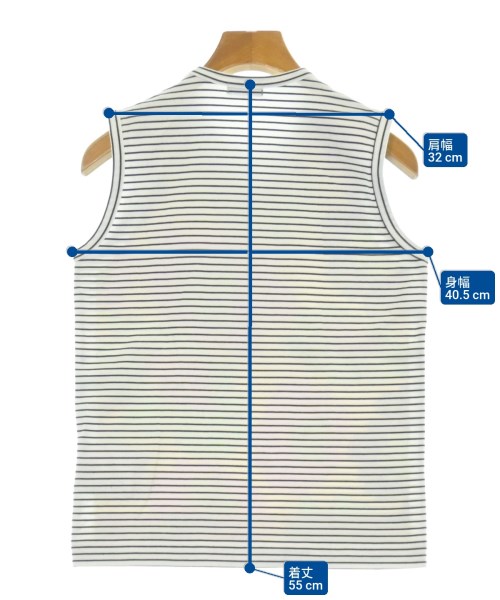 tricot COMME des GARCONS（トリココムデギャルソン）ノースリーブ 白 サイズ:-(S位) レディース/2200656247110