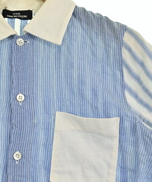 tricot COMME des GARCONS（トリココムデギャルソン）カジュアルシャツ 青 サイズ:S レディース/2200658133053