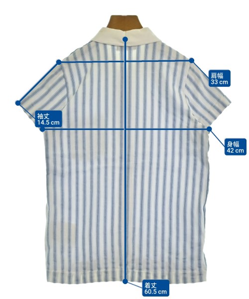 tricot COMME des GARCONS（トリココムデギャルソン）カジュアルシャツ 青 サイズ:S レディース/2200658133053