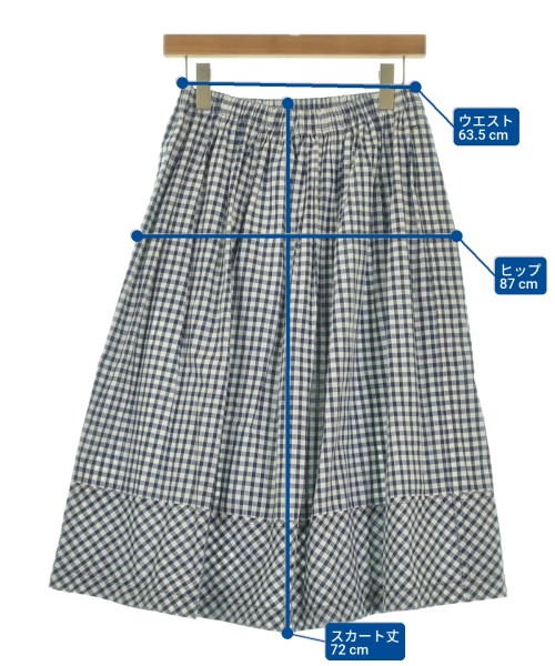 tricot COMME des GARCONS（トリココムデギャルソン）ひざ丈スカート 紺 サイズ:-(M位) レディース/2200658461057