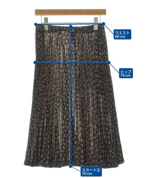 tricot COMME des GARCONS（トリココムデギャルソン）ひざ丈スカート 黒 サイズ:-(M位) レディース/2200658461064