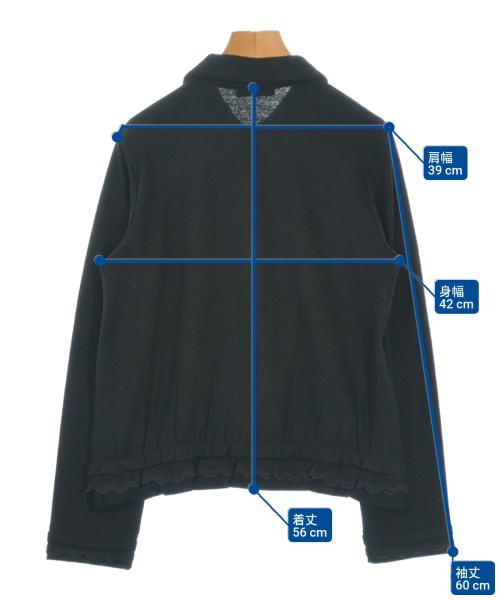 tricot COMME des GARCONS（トリココムデギャルソン）カジュアルシャツ 黒 サイズ:F レディース/2200659053114