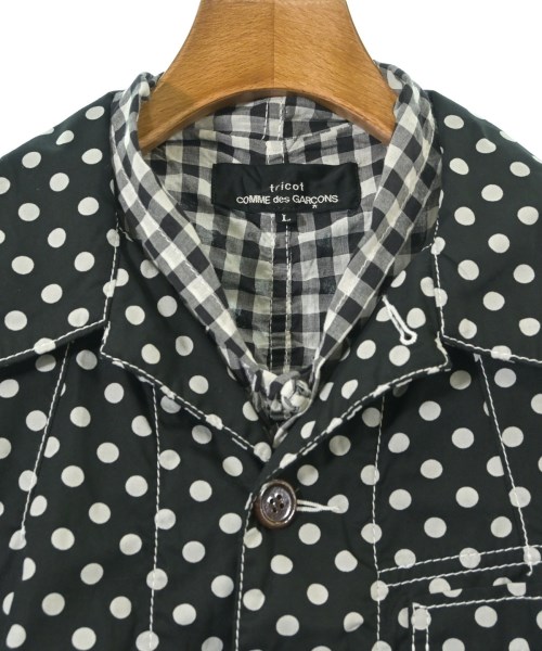 tricot COMME des GARCONS（トリココムデギャルソン）カジュアルジャケット 黒 サイズ:L レディース/2200659053138