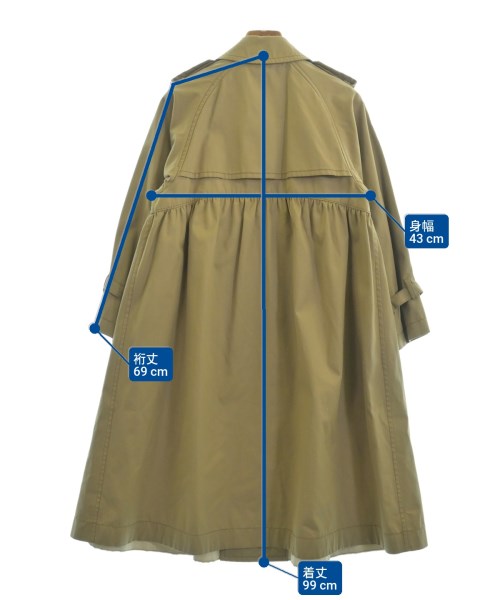 tricot COMME des GARCONS（トリココムデギャルソン）トレンチコート ベージュ サイズ:S レディース/2200652961041