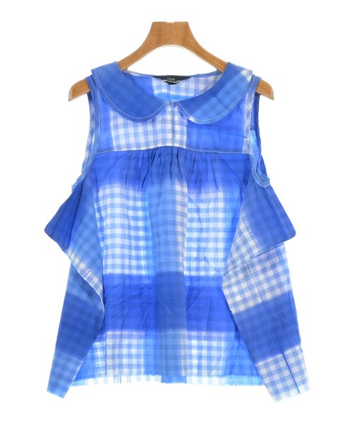 tricot COMME des GARCONS(トリココムデギャルソン)ブラウス 青 サイズ:M/2200652961270
