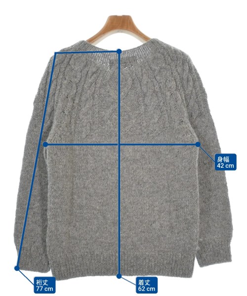 tricot COMME des GARCONS（トリココムデギャルソン）ニット・セーター グレー サイズ:-(M位) レディース/2200661308066