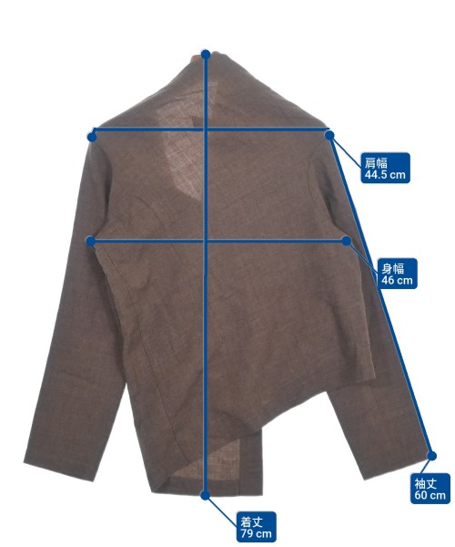 tricot COMME des GARCONS（トリココムデギャルソン）カジュアルシャツ 茶 サイズ:-(M位) レディース/2200657833046