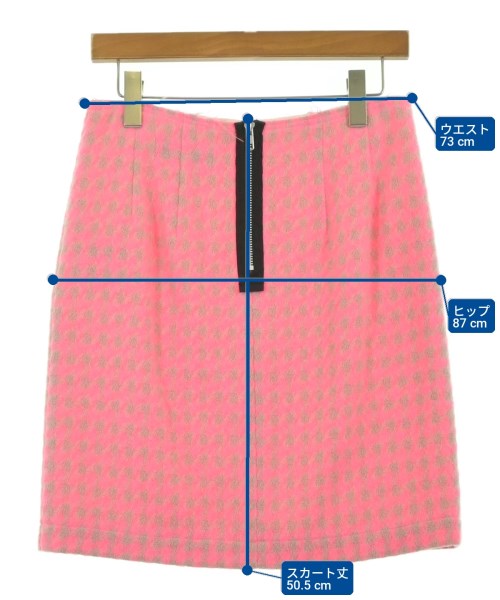 tricot COMME des GARCONS（トリココムデギャルソン）ひざ丈スカート ピンク サイズ:M レディース/2200712291132
