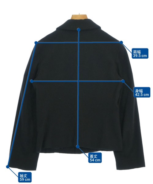 tricot COMME des GARCONS（トリココムデギャルソン）ジャケット 黒 サイズ:M レディース/2200714162089