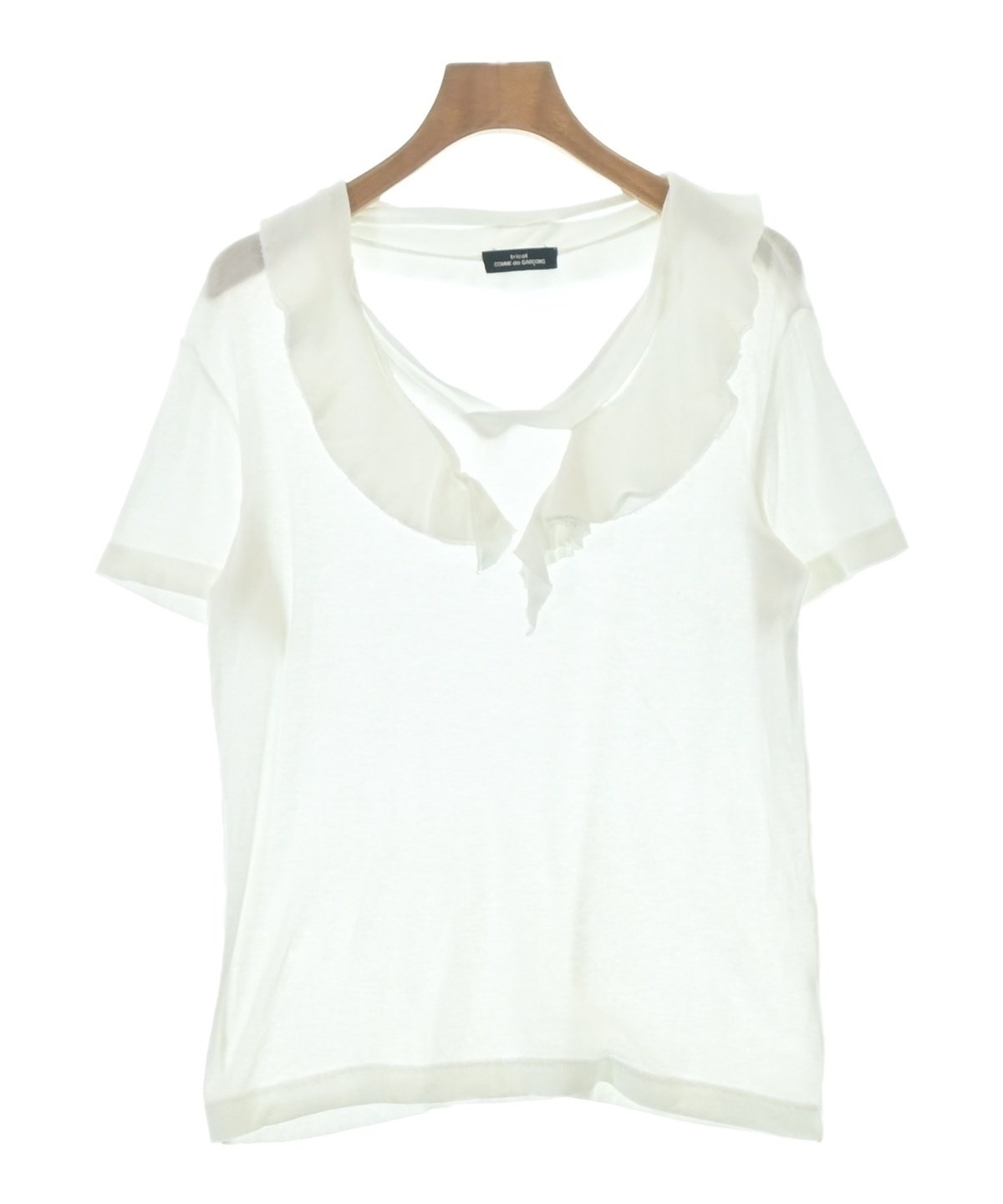 tricotCOMME des GARCONS白Tシャツ tricot COMME des GARCONS（トリココムデギャルソン）Tシャツ