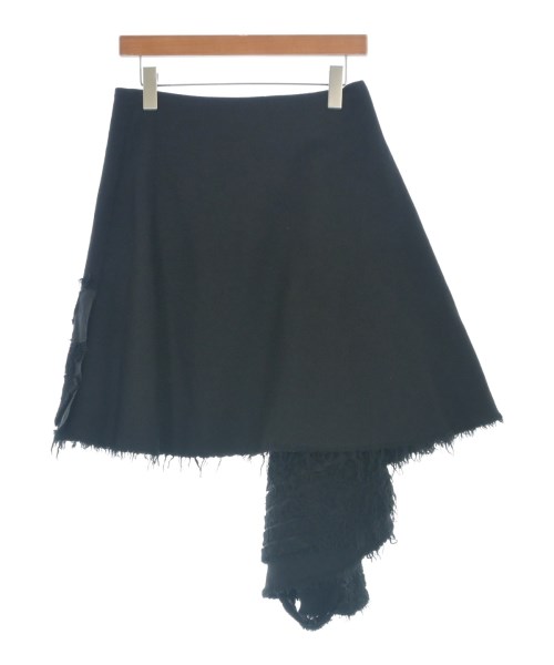 tricot COMME des GARCONS（トリココムデギャルソン）ひざ丈スカート 黒 サイズ:M レディース/2200716119029