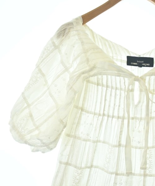 tricot COMME des GARCONS（トリココムデギャルソン）ワンピース 白 サイズ:M レディース/2200714663074