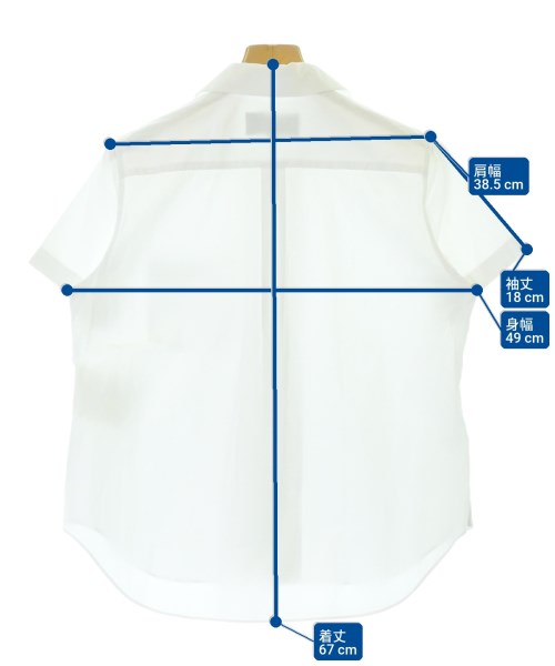 tricot COMME des GARCONS（トリココムデギャルソン）カジュアルシャツ 白 サイズ:L レディース/2200718154011