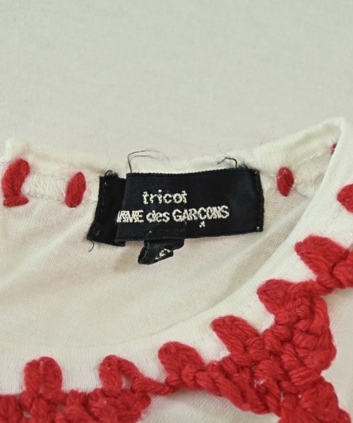 tricot COMME des GARCONS（トリココムデギャルソン）Tシャツ・カットソー 白 サイズ:S レディース/2200714809038