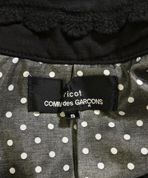 tricot COMME des GARCONS（トリココムデギャルソン）カジュアルジャケット 黒 サイズ:S レディース/2200718504144