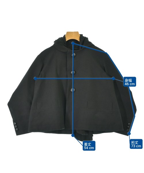 tricot COMME des GARCONS（トリココムデギャルソン）カジュアルジャケット 黒 サイズ:S レディース/2200718504144