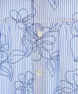 tricot COMME des GARCONS（トリココムデギャルソン）ブラウス 青 サイズ:F レディース/2200636357082