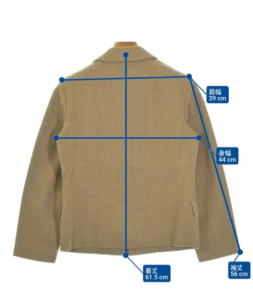 tricot COMME des GARCONS（トリココムデギャルソン）ジャケット 茶 サイズ:S レディース/2200646543017