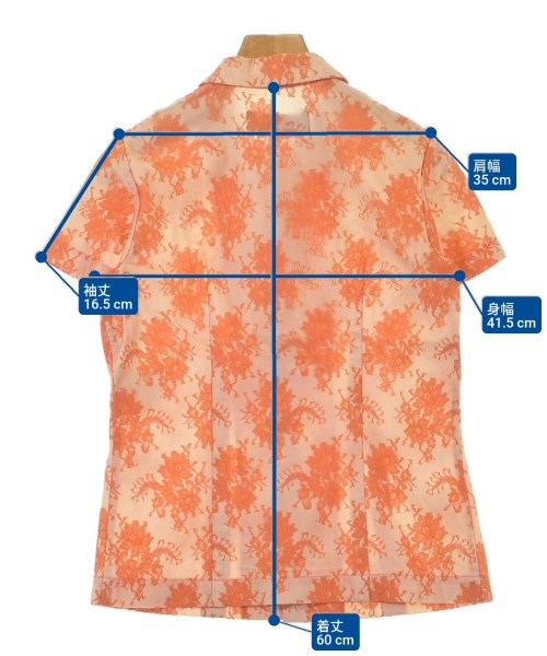 tricot COMME des GARCONS（トリココムデギャルソン）カジュアルシャツ オレンジ サイズ:-(M位) レディース/2200646543048