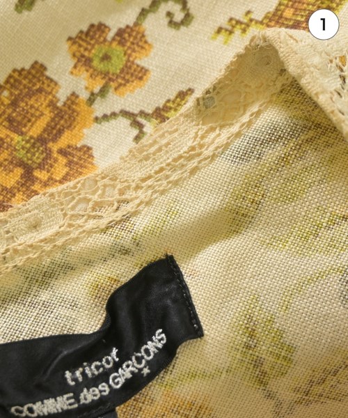 tricot COMME des GARCONS（トリココムデギャルソン）カジュアルシャツ 黄 サイズ:S レディース/2200646543055