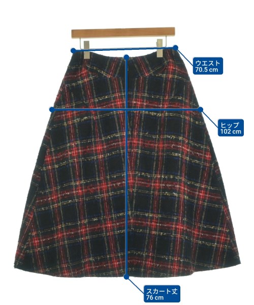 tricot COMME des GARCONS（トリココムデギャルソン）ロング・マキシ丈スカート 赤 サイズ:M レディース/2200639029054