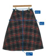 tricot COMME des GARCONS（トリココムデギャルソン）ロング・マキシ丈スカート 赤 サイズ:M レディース/2200639029054
