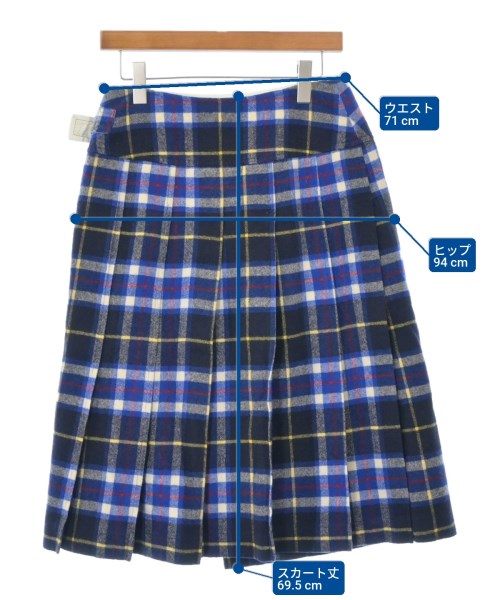 tricot COMME des GARCONS（トリココムデギャルソン）ロング・マキシ丈スカート 青 サイズ:M レディース/2200634366017