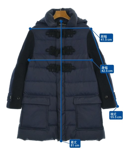tricot COMME des GARCONS（トリココムデギャルソン）ダウンコート 紺 サイズ:S レディース/2200647285039