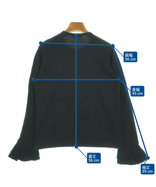 tricot COMME des GARCONS（トリココムデギャルソン）Tシャツ・カットソー 黒 サイズ:-(M位) レディース/2200645180091