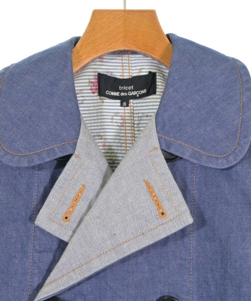 tricot COMME des GARCONS（トリココムデギャルソン）トレンチコート 青 サイズ:S レディース/2200639077031