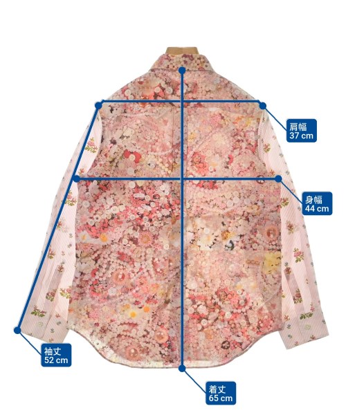 tricot COMME des GARCONS（トリココムデギャルソン）カジュアルシャツ ピンク サイズ:M レディース/2200649428038